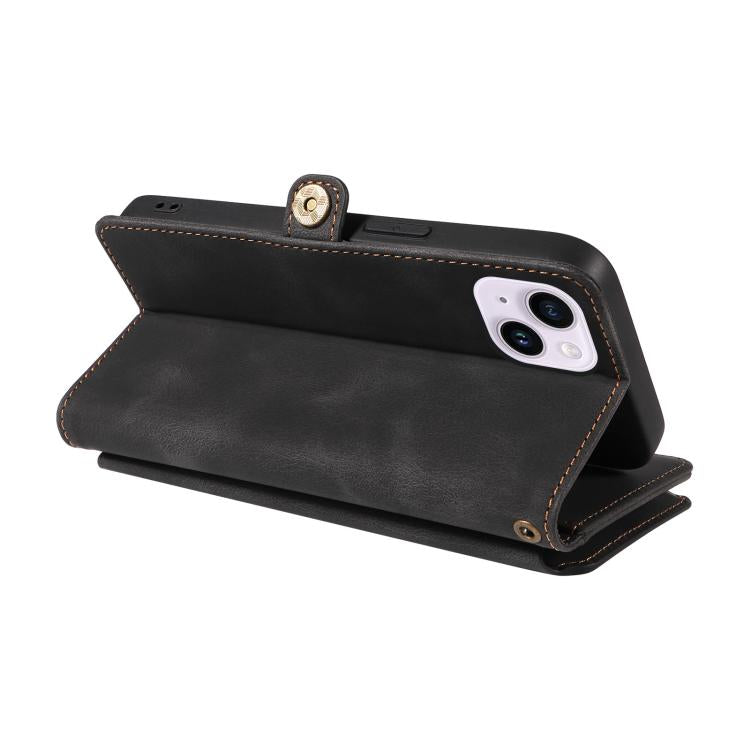 For iPhone 14 Plus Fantasy Multifunctional Zipper Wallet Leather Phone Case