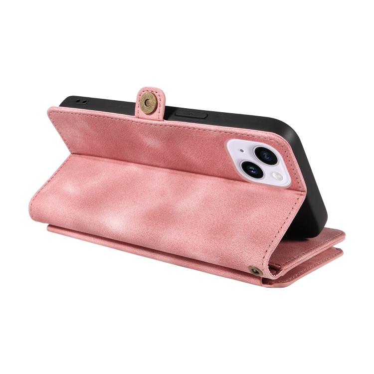 For iPhone 14 Fantasy Multifunctional Zipper Wallet Leather Phone Case
