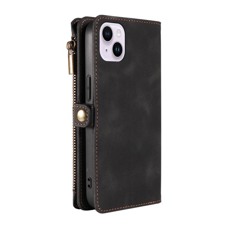 For iPhone 14 Fantasy Multifunctional Zipper Wallet Leather Phone Case