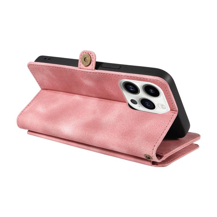 For iPhone 14 Pro Fantasy Multifunctional Zipper Wallet Leather Phone Case