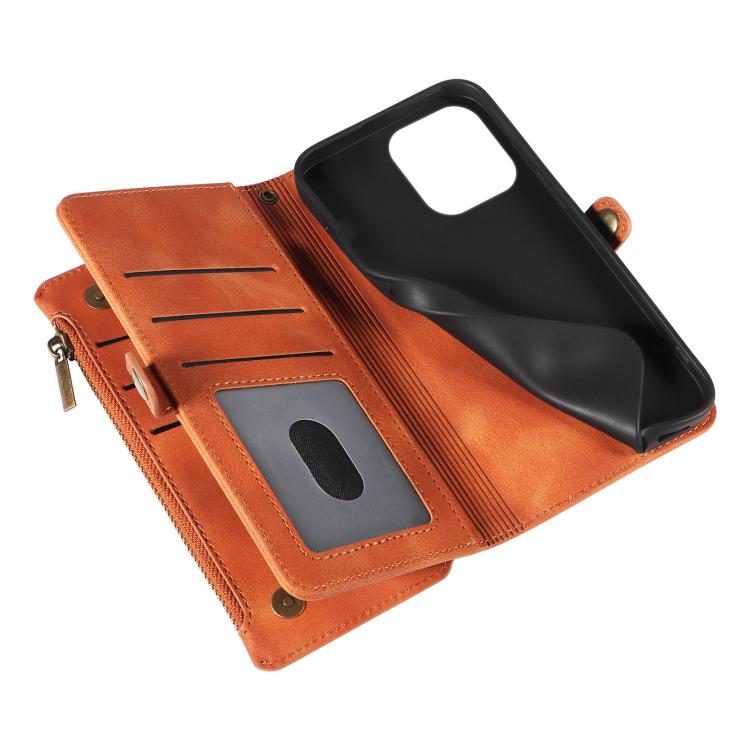 For iPhone 13 Pro Max Fantasy Multifunctional Zipper Wallet Leather Phone Case
