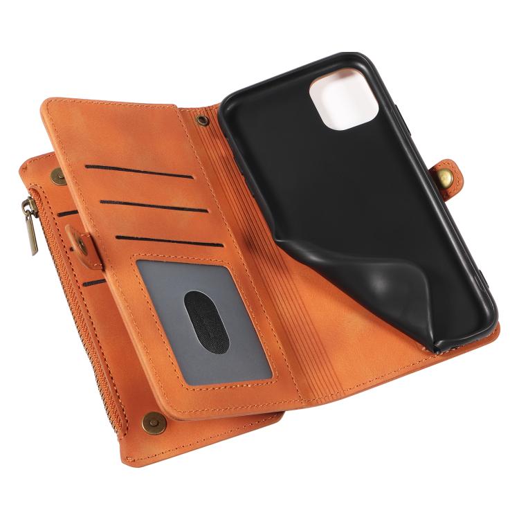 For iPhone 12 / 12 Pro Fantasy Multifunctional Zipper Wallet Leather Phone Case