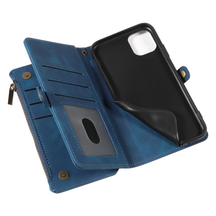 For iPhone 12 / 12 Pro Fantasy Multifunctional Zipper Wallet Leather Phone Case