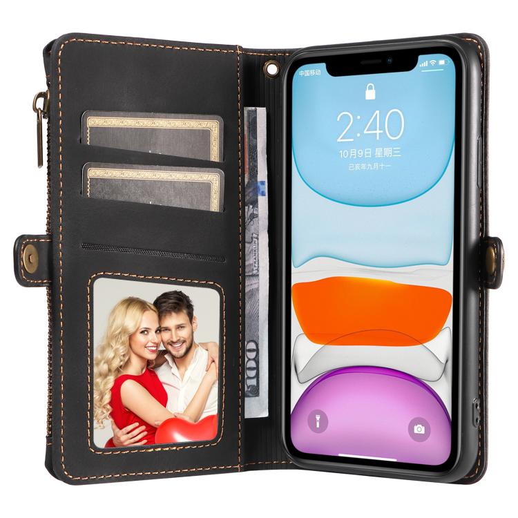 For iPhone 12 / 12 Pro Fantasy Multifunctional Zipper Wallet Leather Phone Case