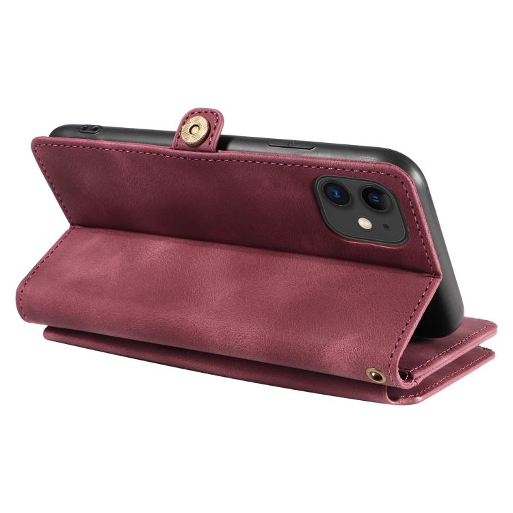 For iPhone 12 / 12 Pro Fantasy Multifunctional Zipper Wallet Leather Phone Case