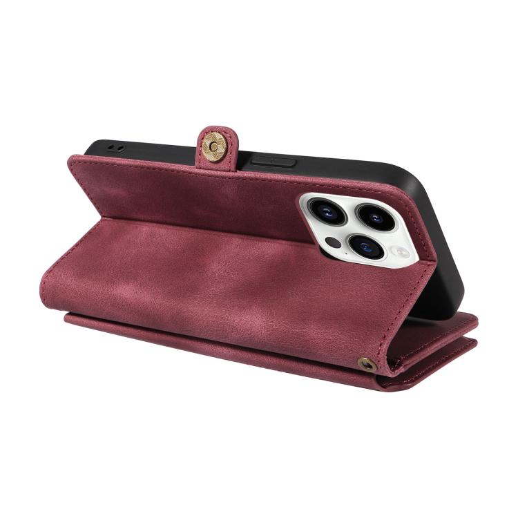 For iPhone 12 Pro Max Fantasy Multifunctional Zipper Wallet Leather Phone Case