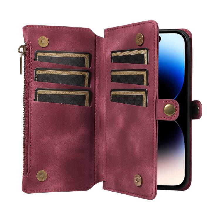 For iPhone 11 Pro Max Fantasy Multifunctional Zipper Wallet Leather Phone Case