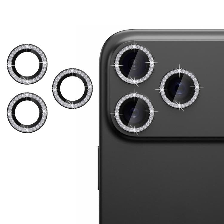 For iPhone 17 Pro Kalebol Individual Camera Lens Diamond Ring Protector