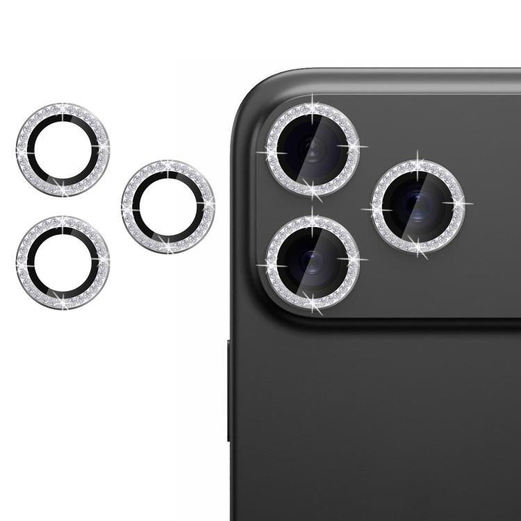 For iPhone 17 Pro Kalebol Individual Camera Lens Diamond Ring Protector