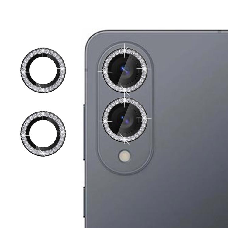 For Samsung Galaxy S25 Edge 5G Kalebol Individual Camera Lens Diamond Ring Protector