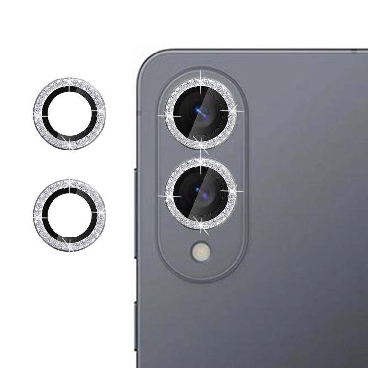 For Samsung Galaxy S25 Edge 5G Kalebol Individual Camera Lens Diamond Ring Protector