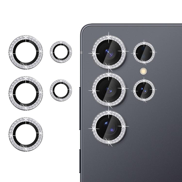 For Samsung Galaxy S25 Ultra 5G Kalebol Individual Camera Lens Diamond Ring Protector