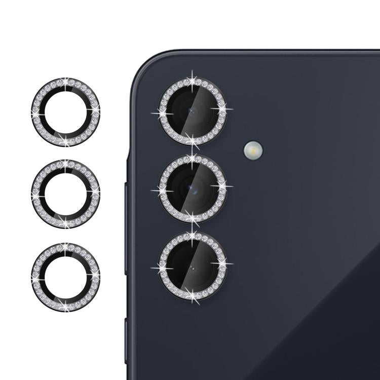 For Samsung Galaxy A55 5G Kalebol Individual Camera Lens Diamond Ring Protector