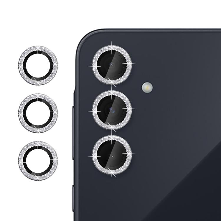 For Samsung Galaxy A55 5G Kalebol Individual Camera Lens Diamond Ring Protector