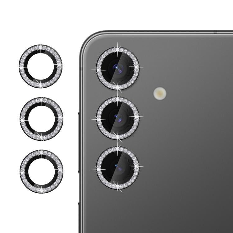 For Samsung Galaxy S24 FE 5G Kalebol Individual Camera Lens Diamond Ring Protector