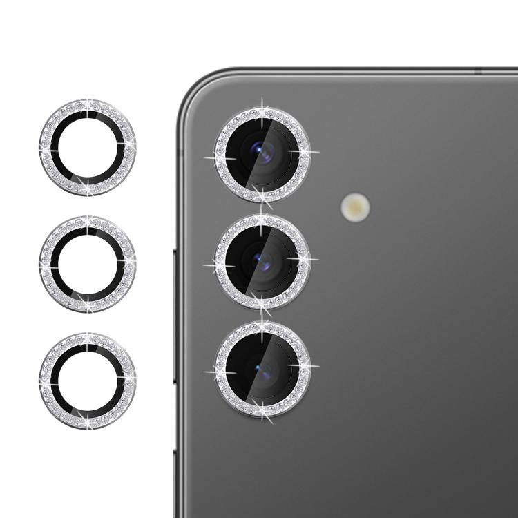 For Samsung Galaxy S24 FE 5G Kalebol Individual Camera Lens Diamond Ring Protector