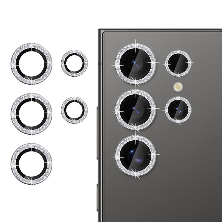 For Samsung Galaxy S23 Ultra 5G Kalebol Individual Camera Lens Diamond Ring Protector
