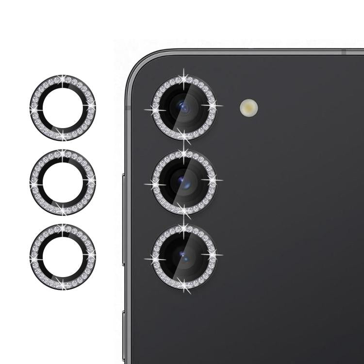 For Samsung Galaxy S23+ 5G Kalebol Individual Camera Lens Diamond Ring Protector