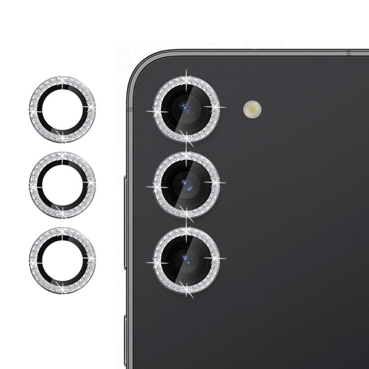 For Samsung Galaxy S23+ 5G Kalebol Individual Camera Lens Diamond Ring Protector
