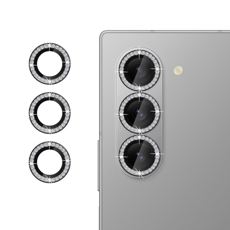 For Samsung Galaxy Z Fold7 5G Kalebol Individual Camera Lens Diamond Ring Protector