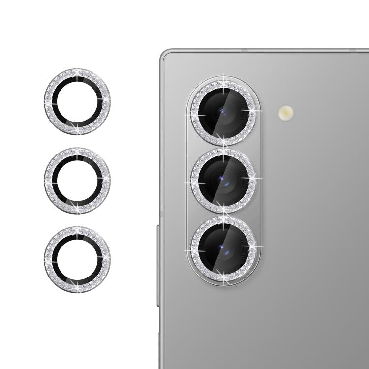 For Samsung Galaxy Z Fold7 5G Kalebol Individual Camera Lens Diamond Ring Protector