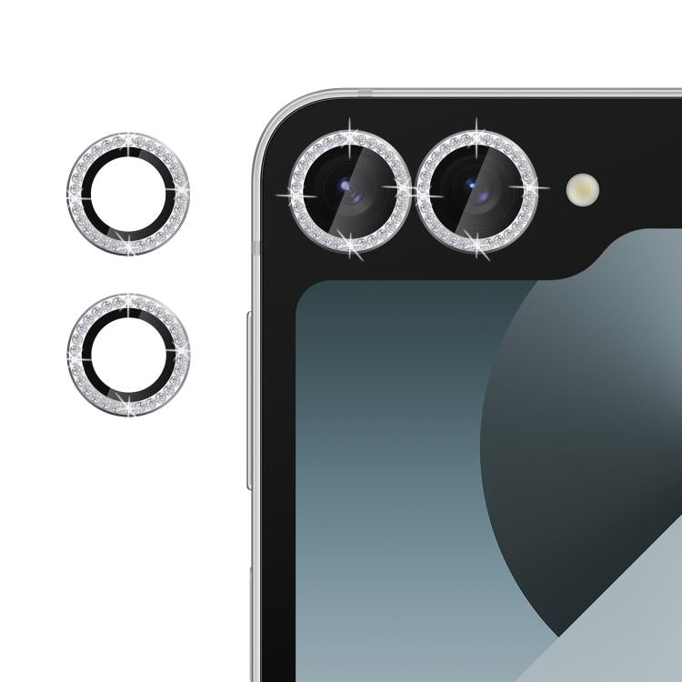 For Samsung Galaxy Z Flip7 5G Kalebol Individual Camera Lens Diamond Ring Protector