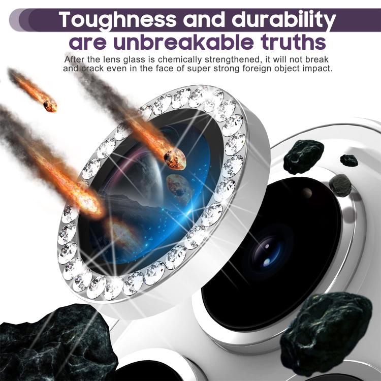For Xiaomi Poco M6 Pro Kalebol Individual Camera Lens Diamond Ring Protector