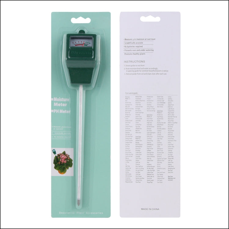 RZ92 Soil Moisture Meter Humidity Hygrometer Measure PH Meter Soil Moisture Monitor Gardening Plant Farming Light Sunlight Tester