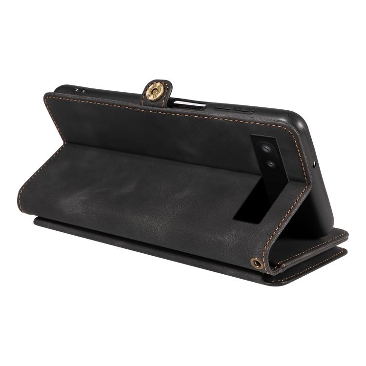 For Google Pixel 6a Fantasy Multifunctional Zipper Wallet Leather Phone Case