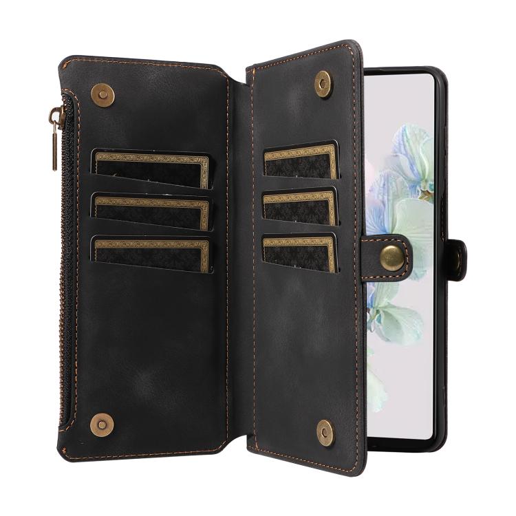 For Google Pixel 7 Fantasy Multifunctional Zipper Wallet Leather Phone Case