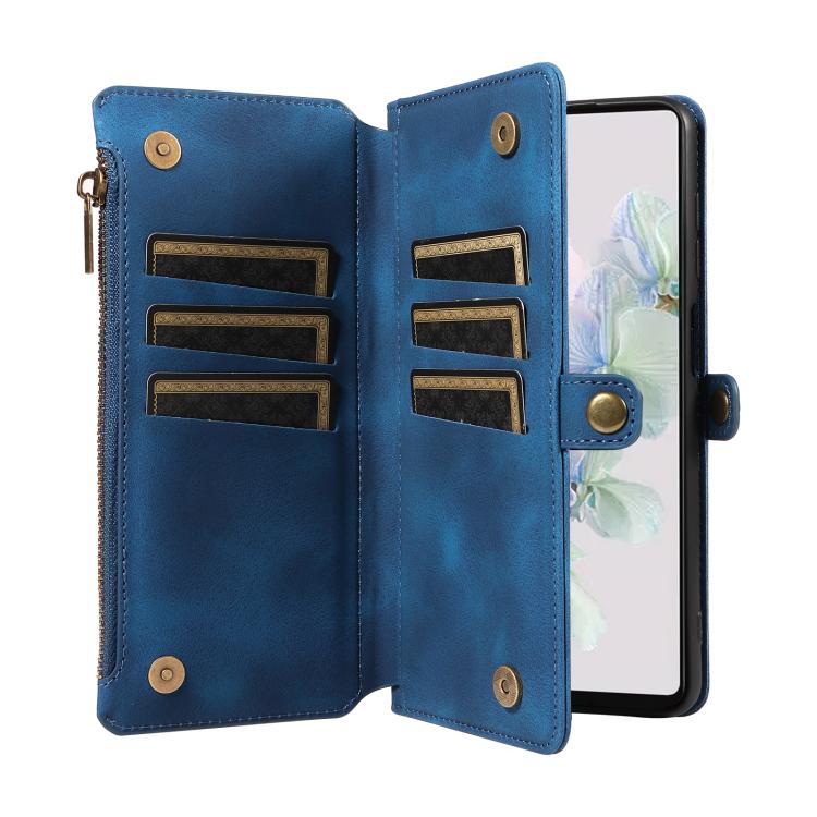 For Google Pixel 7 Fantasy Multifunctional Zipper Wallet Leather Phone Case