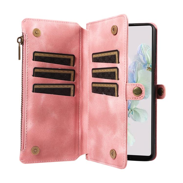 For Google Pixel 7 Fantasy Multifunctional Zipper Wallet Leather Phone Case