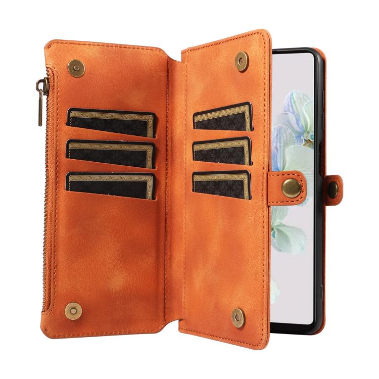 For Google Pixel 7 Fantasy Multifunctional Zipper Wallet Leather Phone Case