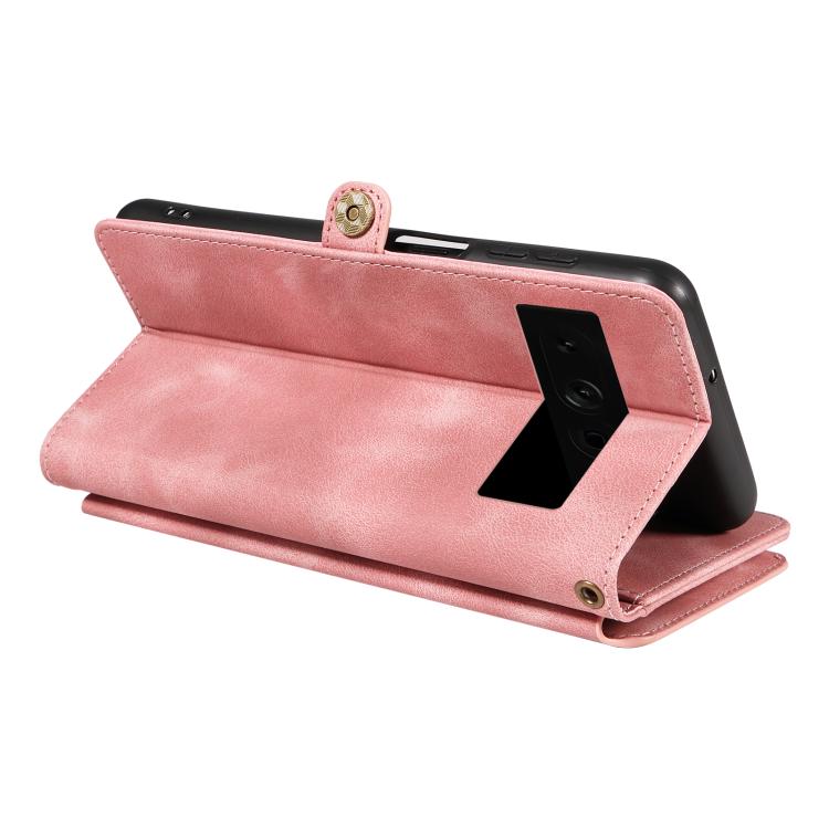 For Google Pixel 7 Pro Fantasy Multifunctional Zipper Wallet Leather Phone Case