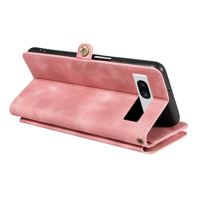 For Google Pixel 7a Fantasy Multifunctional Zipper Wallet Leather Phone Case