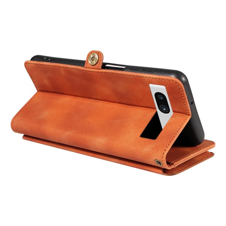 For Google Pixel 7a Fantasy Multifunctional Zipper Wallet Leather Phone Case