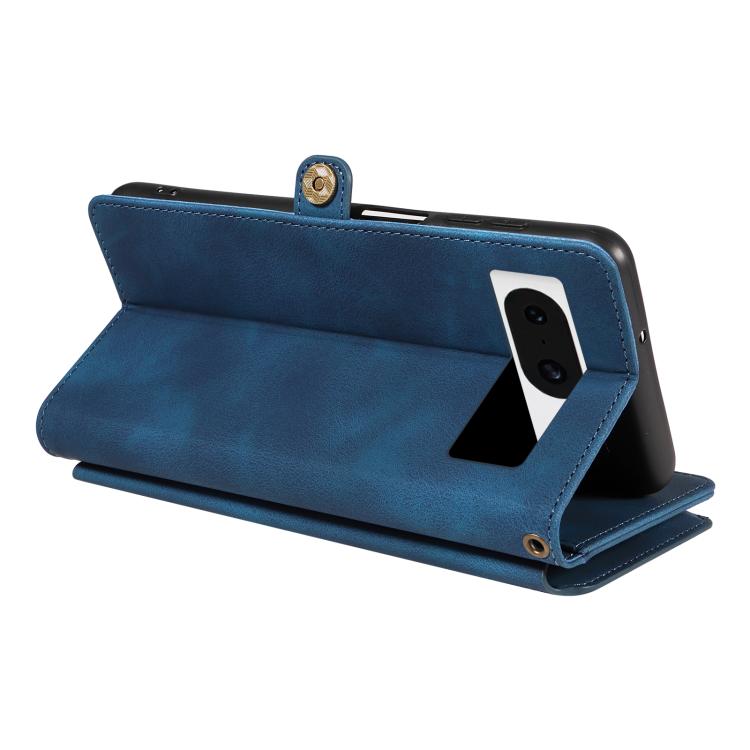 For Google Pixel 8 Fantasy Multifunctional Zipper Wallet Leather Phone Case