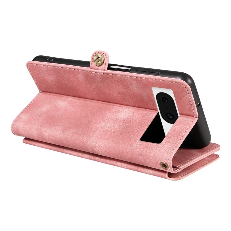 For Google Pixel 8 Pro Fantasy Multifunctional Zipper Wallet Leather Phone Case