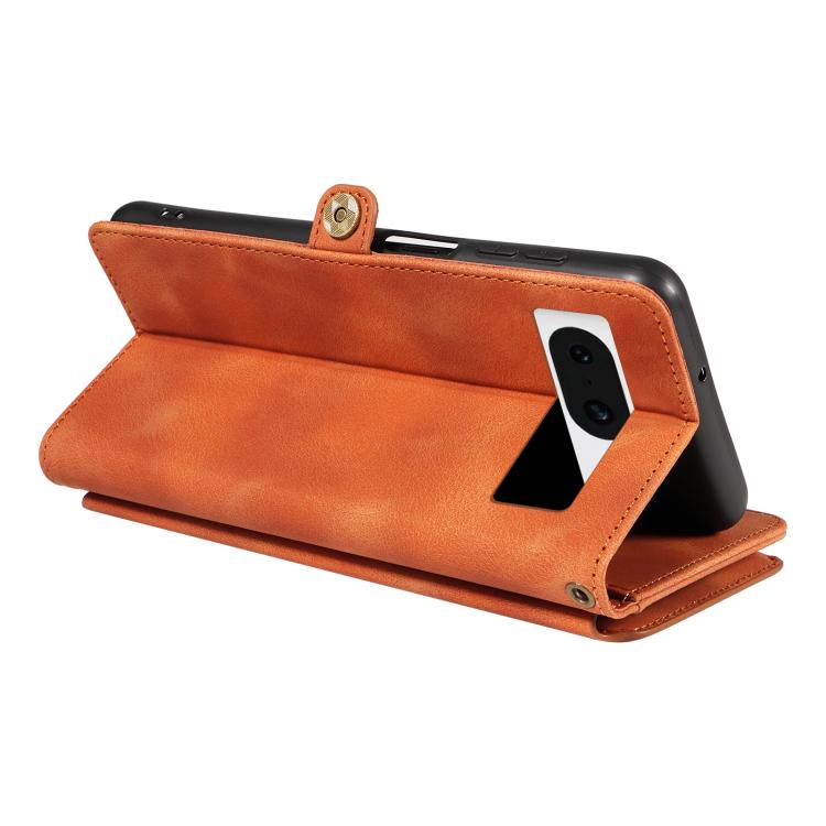 For Google Pixel 8 Pro Fantasy Multifunctional Zipper Wallet Leather Phone Case