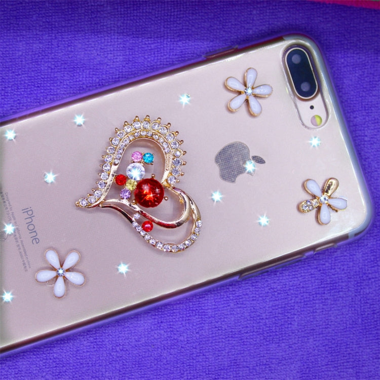 Fevelove  Diamond Encrusted Christmas Santa Claus Pattern TPU Protective Case for iPhone 6 Plus & 6s Plus