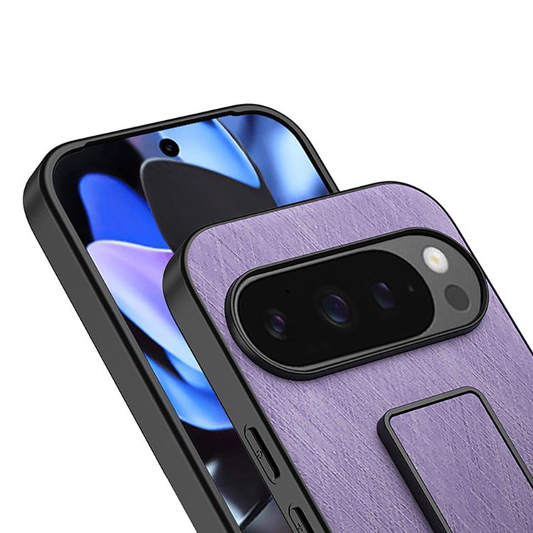 For Google Pixel 10 / 10 Pro Electroplating Wristband Holder Brushed Texture Phone Case