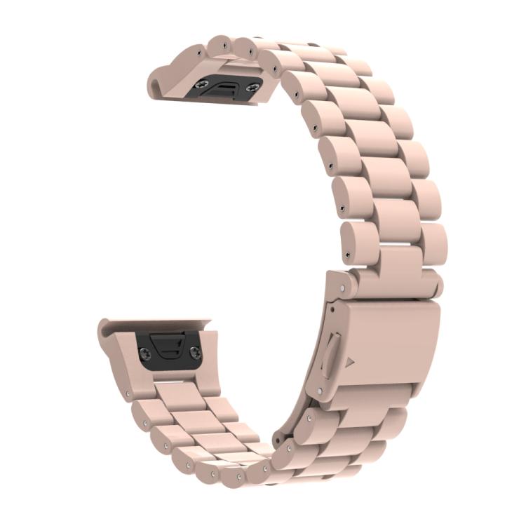 For Gamin 22mm Three Beads Plastic Quick Release Watch Band