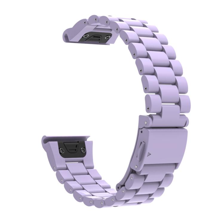 For Gamin 22mm Three Beads Plastic Quick Release Watch Band