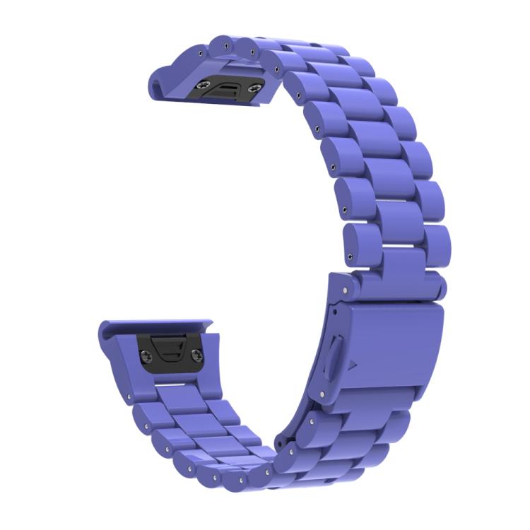 For Gamin 22mm Three Beads Plastic Quick Release Watch Band