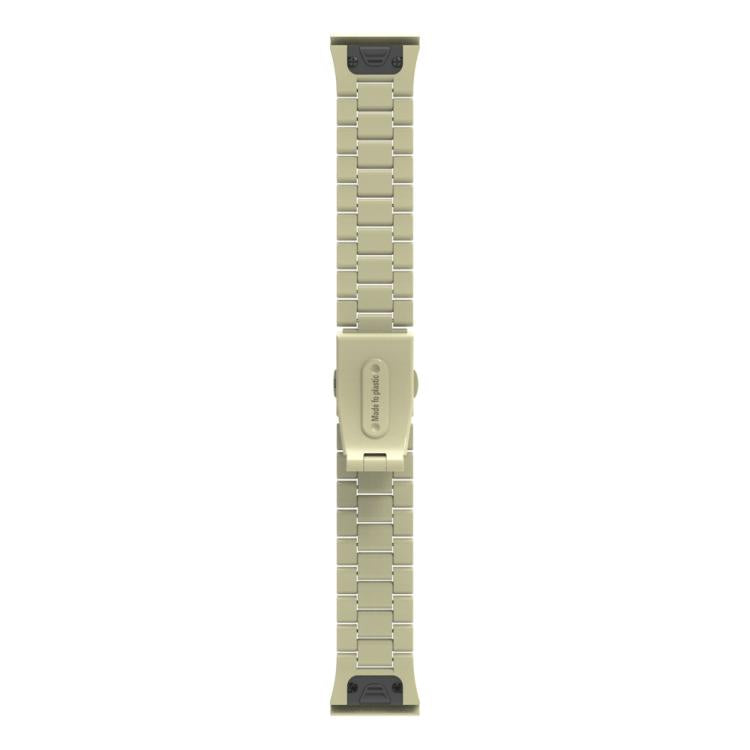 For Gamin 20mm Three Beads Plastic Quick Release Watch Band