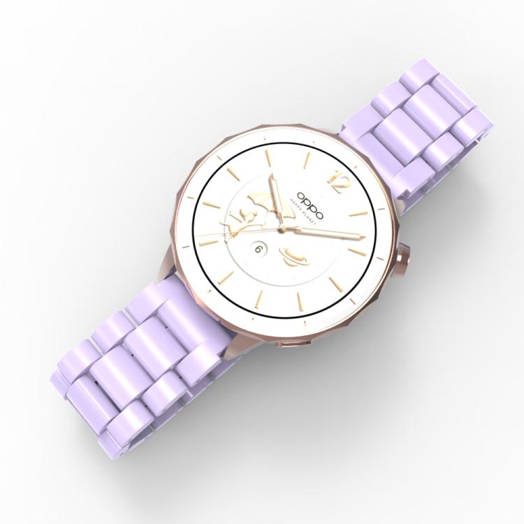 22mm Three Beads Plastic Watch Band