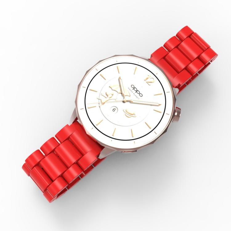 20mm Three Beads Plastic Watch Band
