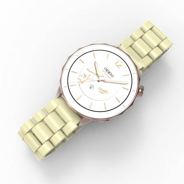 20mm Three Beads Plastic Watch Band