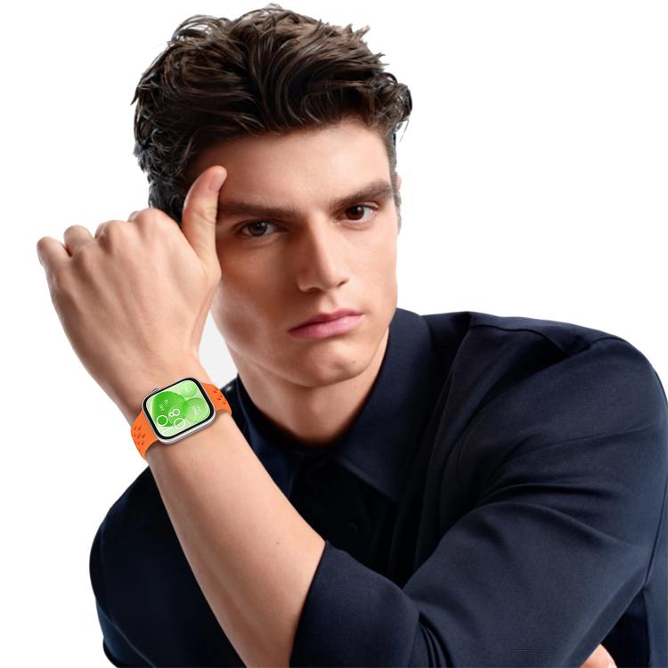 For Huawei Watch Fit 5 / Fit 5 Pro / Fit 4 Mesh Reverse Buckle Silicone Watch Band