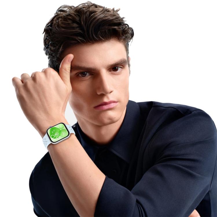 For Huawei Watch Fit 5 / Fit 5 Pro / Fit 4 Mesh Reverse Buckle Silicone Watch Band